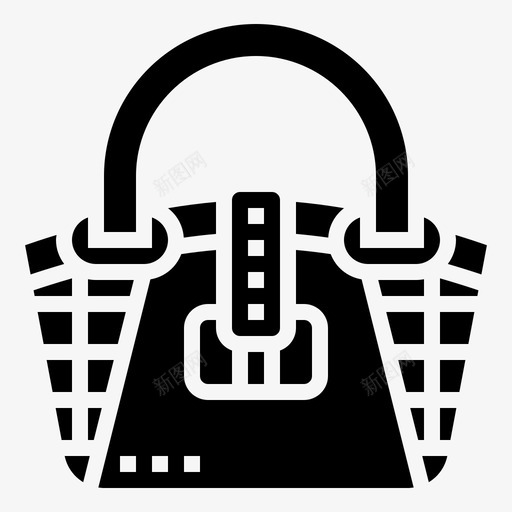 手提包时尚皮革svg_新图网 https://ixintu.com 手提包 时尚 皮革 生活方式 女性 当铺 雕文