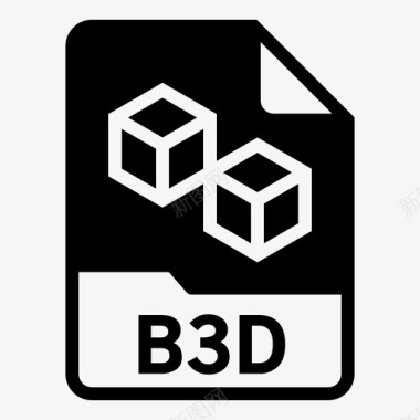 b3d文件格式图标