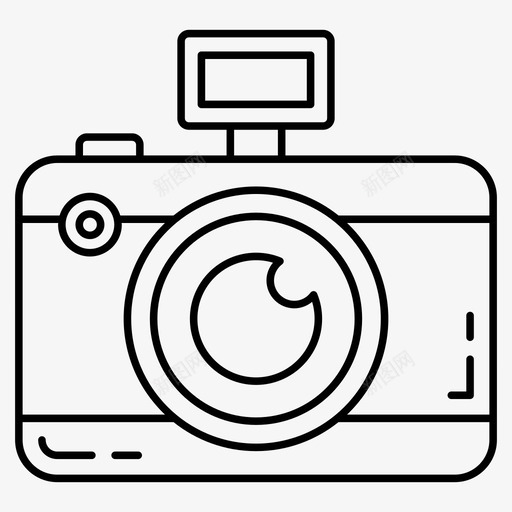 相机数码相机摄影设备svg_新图网 https://ixintu.com 相机 摄影 数码相机 设备 工具 复古 电子 电器 向量 图标