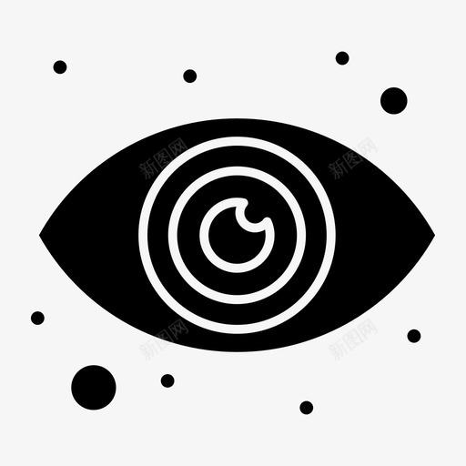 眼睛眼球视图svg_新图网 https://ixintu.com 眼睛 眼球 视图 网上购物 实心 字形