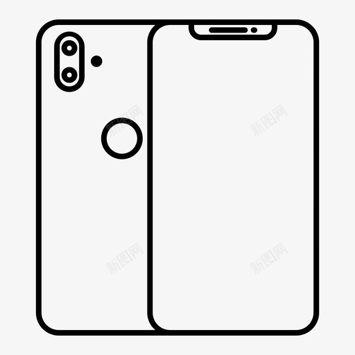 小工具iphoneiphone8svg_新图网 https://ixintu.com 小工 工具 手机 图标 轮廓