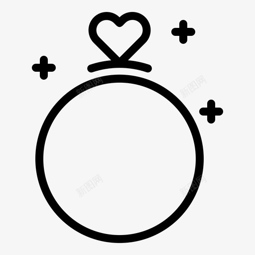 婚礼钻戒爱情svg_新图网 https://ixintu.com 婚礼 钻戒 爱情 已婚 大纲