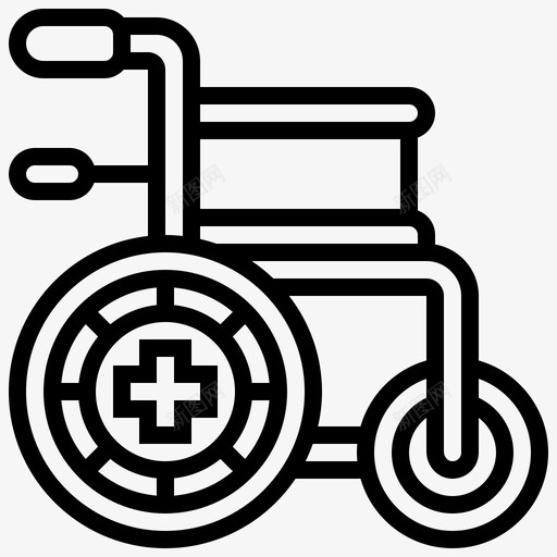 轮椅残疾人病人svg_新图网 https://ixintu.com 残疾人 轮椅 病人 康复 医院