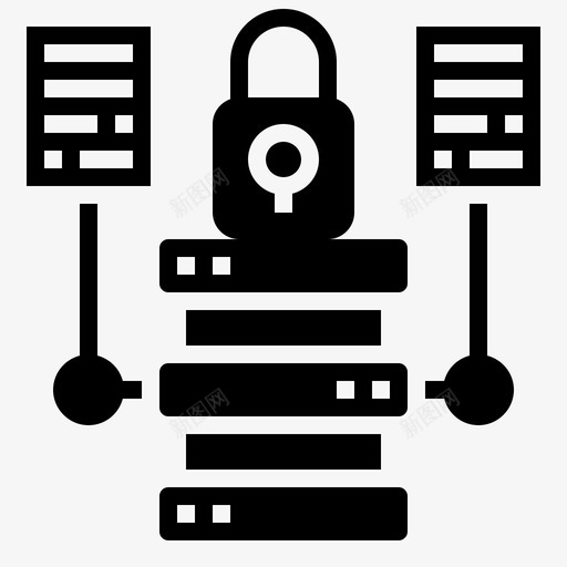 风险数据锁svg_新图网 https://ixintu.com 风险 数据 管理 安全 数据分析