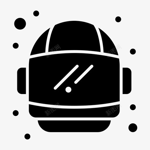 宇航员头盔太空svg_新图网 https://ixintu.com 太空 宇航员 头盔 立体 雕文
