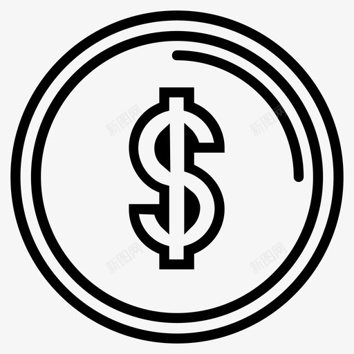 硬币现金分币svg_新图网 https://ixintu.com 硬币 现金 便士 代币 小生意