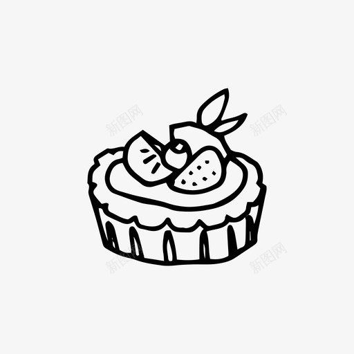 水果馅饼蛋糕食物svg_新图网 https://ixintu.com 水果 果馅饼 糕点 蛋糕 食物 厨房 法式