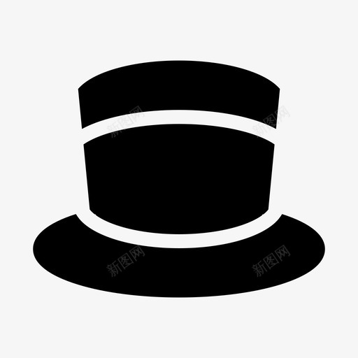 魔术帽帽子时尚svg_新图网 https://ixintu.com 魔术 帽子 时尚 魔术师 男人 基本 图标