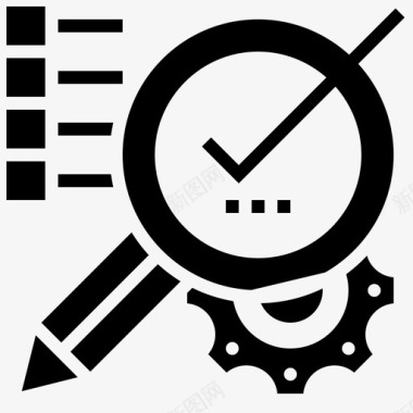 任务检查表管理图标