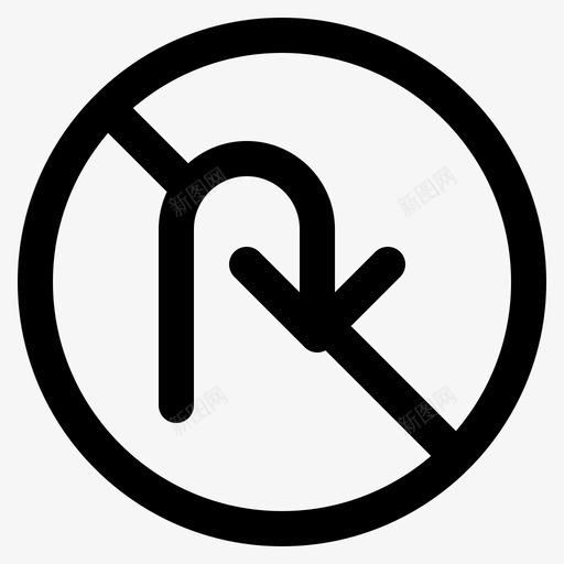 不掉头方向驾驶svg_新图网 https://ixintu.com 不掉 掉头 方向 驾驶 导航 交通 交通车 车辆 街道 道上 左右