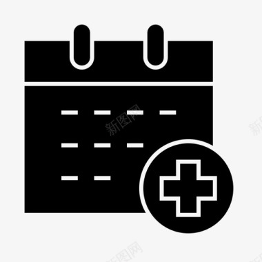 医疗预约日历检查图标