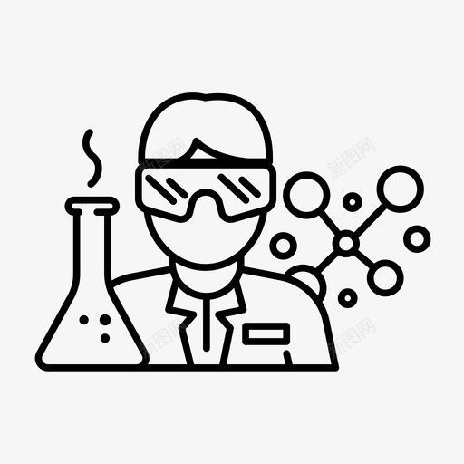 化学家实验室实验室研究svg_新图网 https://ixintu.com 实验室 化学家 研究 化学 化学实验 教育