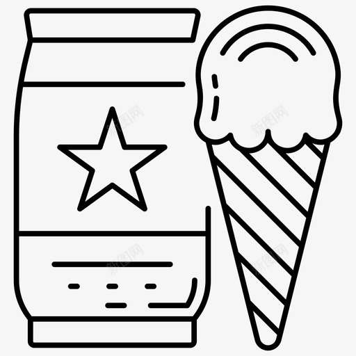 零食快餐冰淇淋svg_新图网 https://ixintu.com 零食 快餐 冰淇淋 垃圾 食品 爆米花 旅游 酒店 雕文 图标