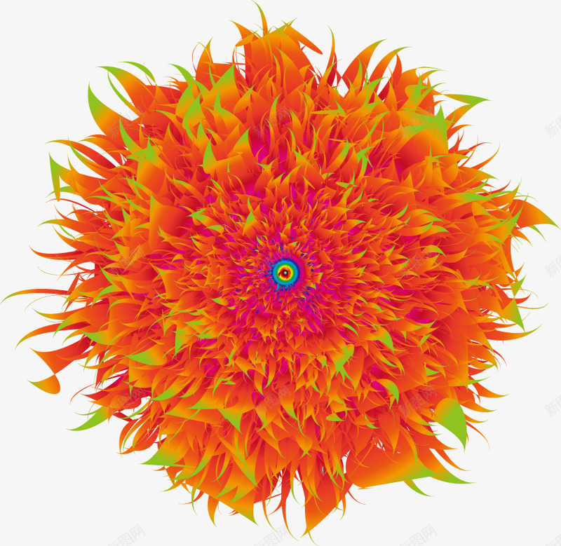 彩色的花就是渐变多个了几种颜色很失败png免抠素材_新图网 https://ixintu.com 彩色 就是 渐变 多个 几种 颜色 失败