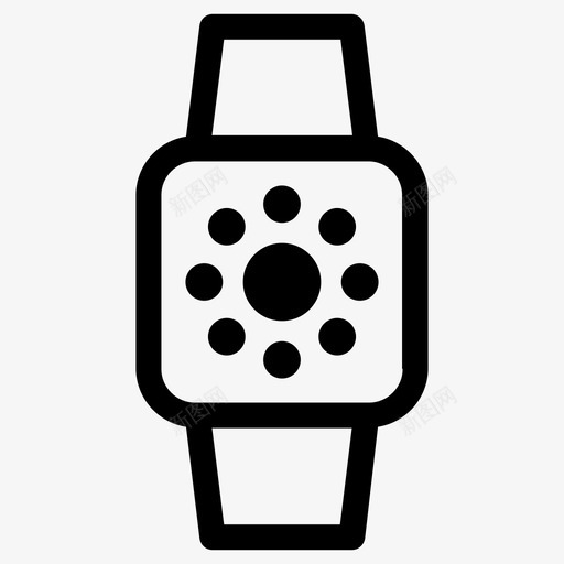 智能手表苹果手表电子手表svg_新图网 https://ixintu.com 手表 智能 苹果 电子 功能 腕表