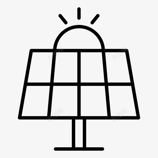 太阳能板光伏电池太阳能svg_新图网 https://ixintu.com 太阳能 板光伏 电池 系统 农业 矢量 矢量图 图标