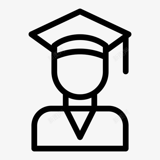 研究生学位文凭svg_新图网 https://ixintu.com 研究生 学位 文凭 毕业 帽子 教育者 字形