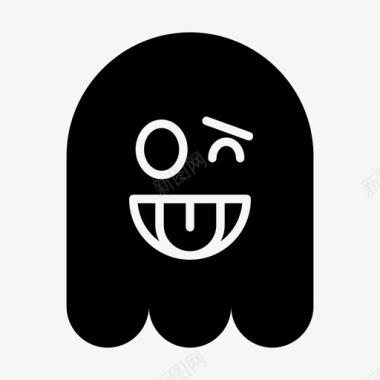 鬼厚脸皮表情符号图标