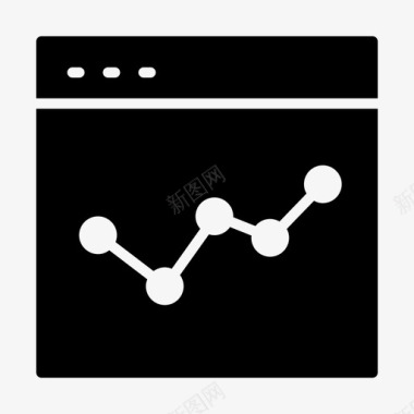 分析网页浏览器图表图标