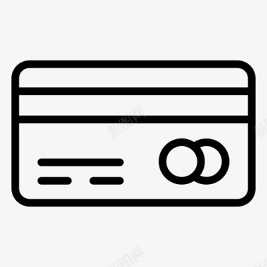 信用卡自动柜员机卡银行卡图标