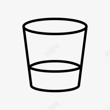 水饮料杯子图标