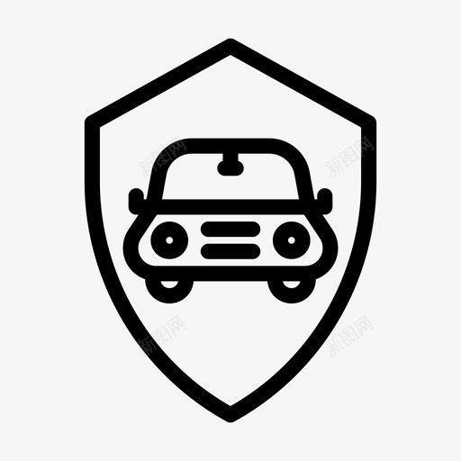 安全车保险保护svg_新图网 https://ixintu.com 安全 保险 保护 车辆 汽车保险
