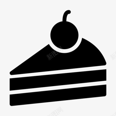 糕点蛋糕美味图标