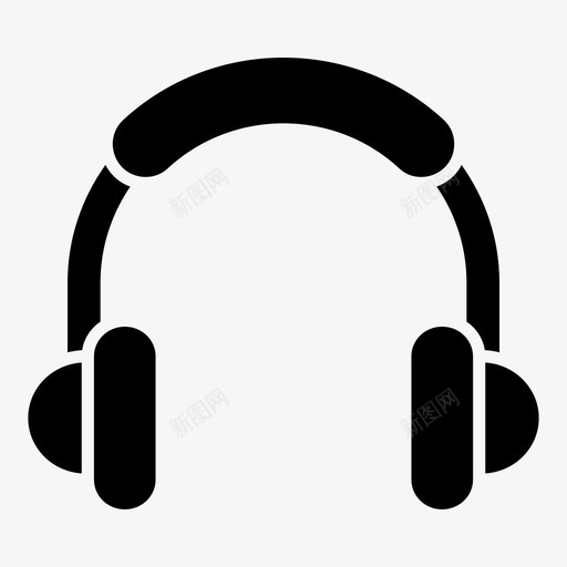 耳机耳塞办公设备集字形矢量图标svg_新图网 https://ixintu.com 耳机 耳塞 办公设备 字形 矢量 矢量图 图标