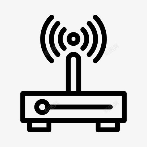 调制解调器天线路由器信号svg_新图网 https://ixintu.com 调制解调器 天线 路由器 信号 无线 办公文具