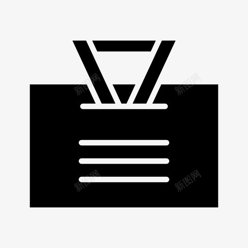 身份证账户徽章svg_新图网 https://ixintu.com 身份证 账户 徽章 员工