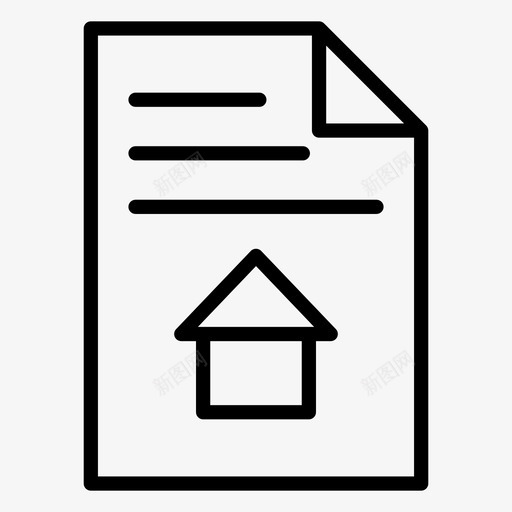 房屋图纸建筑文档svg_新图网 https://ixintu.com 房屋 图纸 建筑 文档 文件 主视图 构造 线图 图示 图标