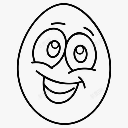 笑脸蛋装饰蛋复活节彩蛋svg_新图网 https://ixintu.com 笑脸 脸蛋 复活节 彩蛋 装饰 可食用 蛋壳 向量 图标