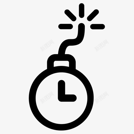 最后期限炸弹快点svg_新图网 https://ixintu.com 快点 最后 期限 炸弹 暂停