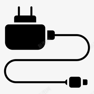 充电器充电器电缆软线电缆图标