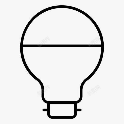 led灯泡创意创新svg_新图网 https://ixintu.com 灯泡 创意 创新 发光 电子电器 矢量 矢量图 图标