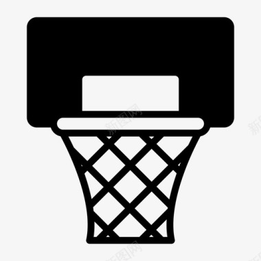 篮球圈游戏运动图标