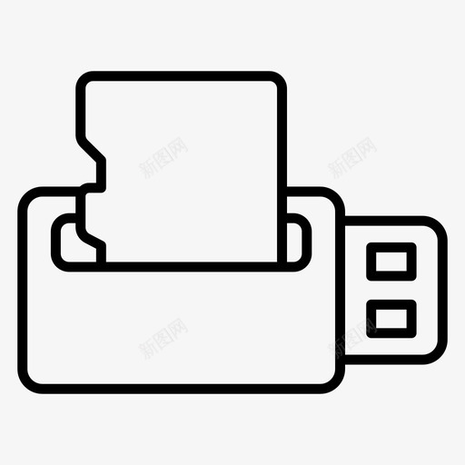 读卡器卡终端外部存储器svg_新图网 https://ixintu.com 读卡器 终端 外部 存储器 存储卡 存储设备 计算机 硬件 向量 图标