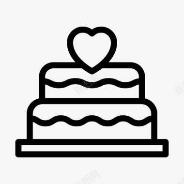美味蛋糕面包店甜点图标