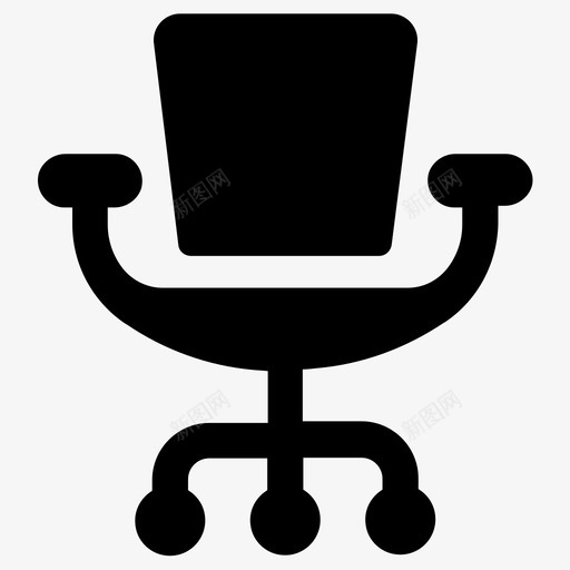 椅子电脑椅办公椅svg_新图网 https://ixintu.com 椅子 办公椅 电脑椅