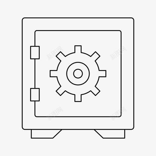 保险库金融保险箱svg_新图网 https://ixintu.com 保险箱 保险 金融 金融保险 保安 仓库