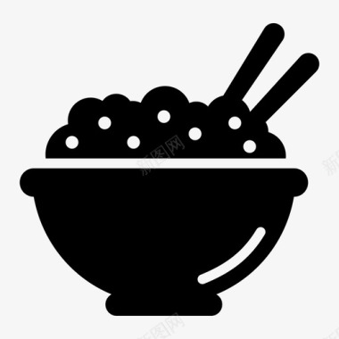 米熟饭烹饪图标