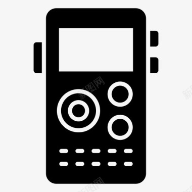 录音机通话录音机录音设备图标
