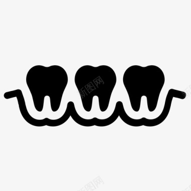 牙齿磨牙口腔图标