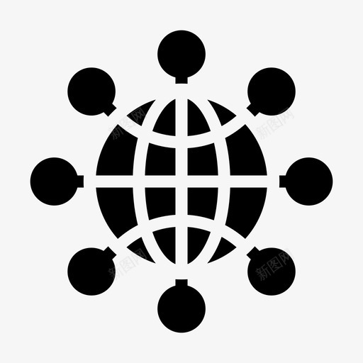 全球网络共享互联网在线svg_新图网 https://ixintu.com 全球 全球网 网络 共享 互联网 在线 数据库 云计算 字形