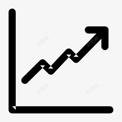 折线图分析图表svg_新图网 https://ixintu.com 折线 线图 分析 分析图 图表 增长 股票 基本 图标 所有 大小