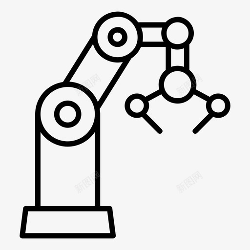 机械臂液压臂工业臂svg_新图网 https://ixintu.com 机械 工业 机器人 液压 技术 农业 矢量 矢量图 图标