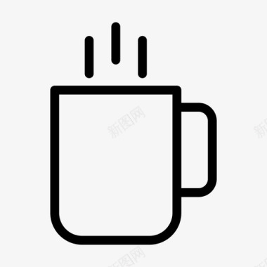 热茶杯咖啡饮料图标