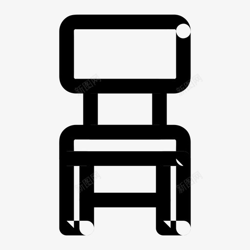 椅子家具室内svg_新图网 https://ixintu.com 家具 椅子 室内 餐厅 座位 内部