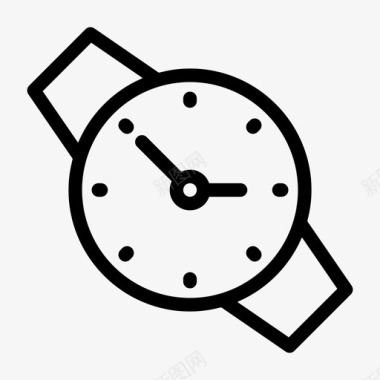 手表时间时钟技术图标