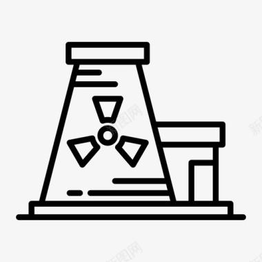 发电厂能源工业图标